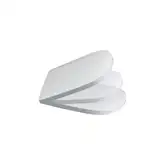 Nic-Design Кришка унітазу Nic Design Ovvio Soft-Closing, біла (005437001)