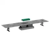 Монтажний комплект для каналів Hansgrohe 50 мм uBox Universal 1200 мм (56027180)