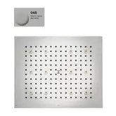 Душова лійка BOSSINI DREAM-RECTANGULAR 12 LED RGB для підвісної стелі 57x47сm, хром (H37455000030016)