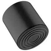 Верхній душ Hansgrohe Pulsify 105 1jet EcoSmart, Matt Black (24132670)