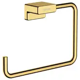 Полотенцедержатель - кільце Hansgrohe AddStoris, Polished Gold Optic (41754990)
