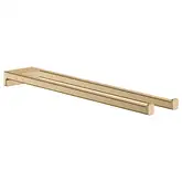 Полотенцедержатель Hansgrohe AddStoris 44,5 см, подвійний, Brushed Bronze (41770140)