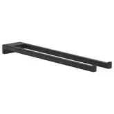 Полотенцедержатель Hansgrohe AddStoris 44,5 см, подвійний, Matt Black (41770670)