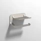 Тримач туалетного паперу з поличкою Sonia Quick Aluminium Steel 175х107х99 мм, полірована сталь (185528)