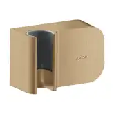 Шлангове з'єднання Axor Fixfit Porter One з тримачем, Brushed bronze (45723140)