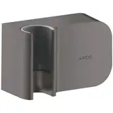 Шланговое під'єднання Axor Fixfit Porter One з власником, brushed black chrome (45723340)