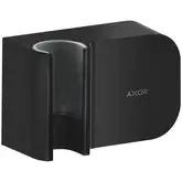 Шланговое під'єднання Axor One Fixfit Porter з власником, Matt Black (45723670)