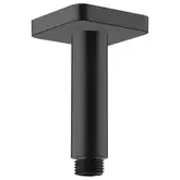 Тримач верхнього душу стельовий Hansgrohe Vernis Shape 100 мм, Matt Black (26406670)