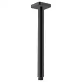 Тримач верхнього душу стельовий Hansgrohe Vernis Shape 300 мм, Matt Black (26407670)