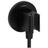 Шлангове приєднання Hansgrohe FixFit Porter S з тримачем, Matt Black (26888670)