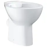 Унітаз для підлоги Grohe Bau Ceramic безободковий, альпійський білий (39430000)