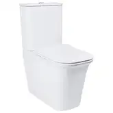 Qtap Nando Унитаз-компакт, безободковый, с сиденьем (QT12221222AW)