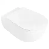 Унитаз подвесной Goclean® (безободковый) Flaminia IO с сиденьем Soft Close Slim, белый глянцевый (IO118G+IOCW07)