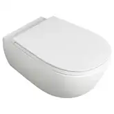 Унитаз подвесной Goclean® (безободковый) Flaminia IO с сиденьем Soft Close Slim, цвет - Milky White (IO118G+IOCW07BM)