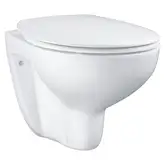 Унитаз подвесной Grohe Bau Ceramic, безоободковый с сиденьем Soft Close (39351000)