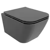 Подвесной унитаз MEXEN MADOX DARK GREY MATT тёмно-серый (MEX-30154061)
