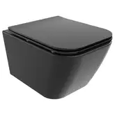 Подвесной унитаз MEXEN MADOX BLACK MATT чёрный (MEX-30154070)