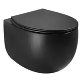 Подвесной унитаз MEXEN EGG BLACK MATT чёрный (MEX-30245070)