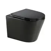 MIXXUS PREMIUM BEVEL-0301-T3 Унитаз подвесной, черный (MP6595)
