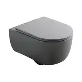 Mixxus Premium TOPPER-0303-R Унитаз подвесной, серый (MP6657)
