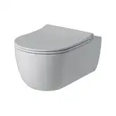 Унітаз підвісний Noken Set Acro Compact 54 см із кришкою Soft-Close, білий матовий (100282320)