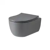 Унітаз підвісний Noken Set Acro Compact 100280416 із кришкою Soft-Close 100285298, сірий матовий (100285516)