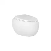 Унитаз подвесной Rimless (безободковый) Rak Ceramics Сloud, белый глянец (CLOWC1446AWHA)
