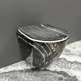 VBI VULCANO BLACK ONYX Подвесной унитаз, черный (VBI-020403)