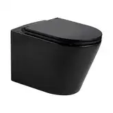 Унітаз підвісний Volle Nemo Black з твердим сидінням Slim Soft Close, чорний матовий 13-17-316 Black