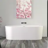 Ванна акрилова Knief Fresh Wall 180x80, білий глянцевий (010003106/010009106) (010003106_010009106)