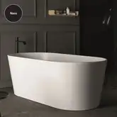 Ванна зі штучного каменю NIC Design Bay 160х80, Nero Glossy (014719008)