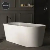 Ванна зі штучного каменю NIC Design Bay 160х80, Antracite Mat (014719013)