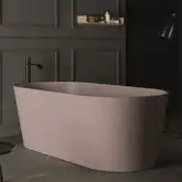 Ванна зі штучного каменю Nic Design Bay 160x80 см, Cipria матовий (014719060)