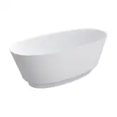 ванна кам'яна Omnires Neo 158x72 овальна white (NEO158WWBM)