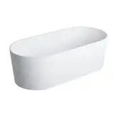 ванна кам'яна Omnires Ovo 160x75 овальна white (OVOWWBM)