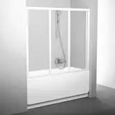 Двері для ванни трьохелементні AVDP3-160 Transparent, (40VS0102Z1) RAVAK