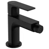 Смеситель для биде Hansgrohe Rebris E (цвет - чёрный матовый), с металлическим донным клапаном 72213670