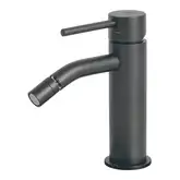Змішувач для біде Paffoni Light з донним клапаном, Brushed Black Nickel (LIG135NKNSP)