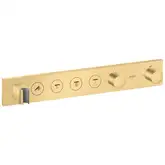 Термостат для душу Axor Showersolutions Select 600/90 на 4 функції, золото (18357990)