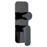 Fima Carlo F3729X6NS Накладка Quad , на два-три виходи , black matt   Fima ІТАЛІЯ