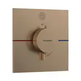 Термостат на 1 потребитель Hansgrohe ShowerSelect Comfort E (цвет - шлифованная бронза) 15571140