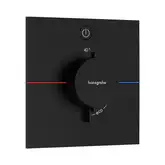 Термостат на 1 потребитель Hansgrohe ShowerSelect Comfort E (цвет - чёрный матовый) 15571670