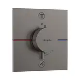 Hansgrohe ShowerSelect Comfort E Термостат, матовый чёрный хром (15572340)