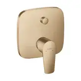 Смеситель для ванны, со встроенной защитной комбинацией Hansgrohe Talis E (цвет - шлифованная бронза) 71474140