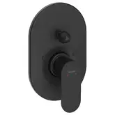 Смеситель для ванны скрытого монтажа Hansgrohe Rebris S (цвет - чёрный матовый) 72449670