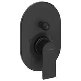 Смеситель для ванны скрытого монтажа Hansgrohe Rebris E (цвет - чёрный матовый) 72459670
