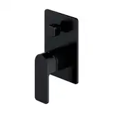 змішувач для ванни та душу Omnires Baretti прихованого монтажу, black mat (BA7835BL)