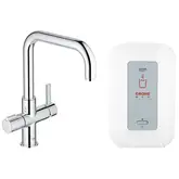 Cмеситель для кухни Grohe Red Duo (цвет - хром) (30145000)