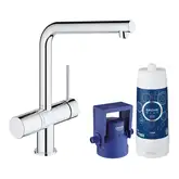 Кухонний змішувач зі стартовим пакетом GROHE Blue Minta Pure (31345002)