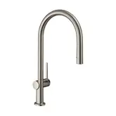 Змішувач для кухні Hansgrohe Talis M54 210 2jet з витяжним виливом, нержавіюча сталь (72800800)